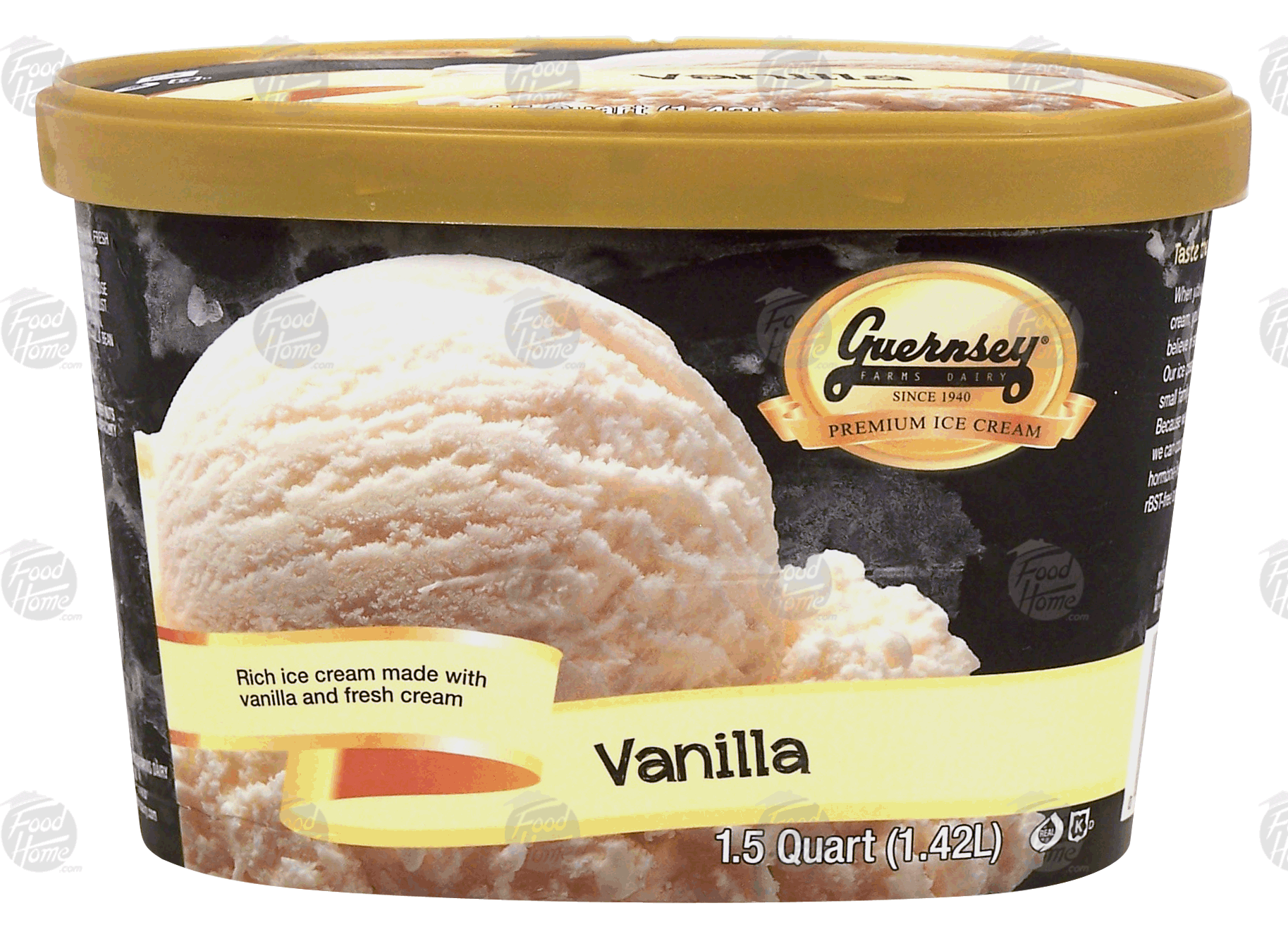 Guernsey  vanilla ice cream Full-Size Picture